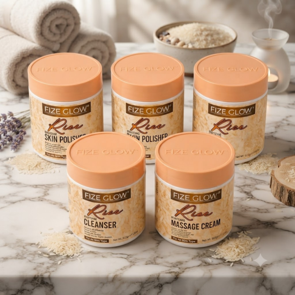 RICE BRIGHTENING FACIAL KIT - PACK OF 5
