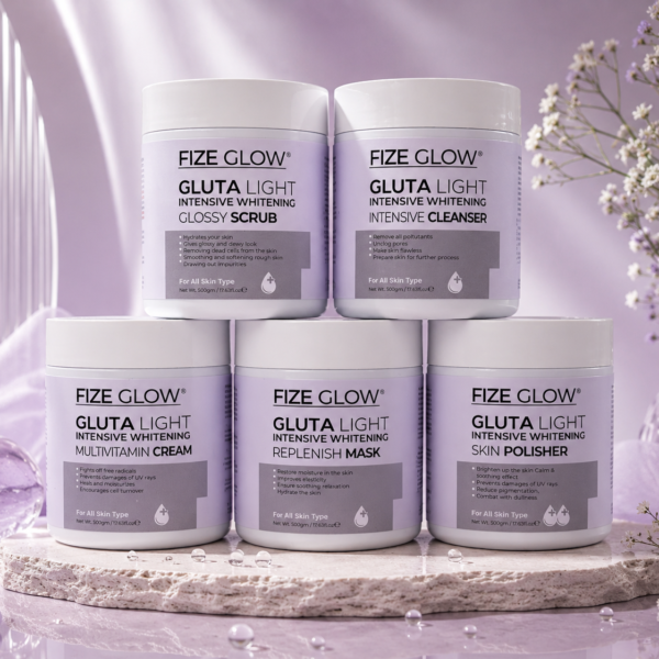 GLUTA LIGHT INTENSIVE WHITENING KIT- PACK OF 5